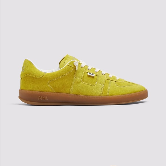 P448 Shoes - P448 unisex monza sneaker in yellow sun